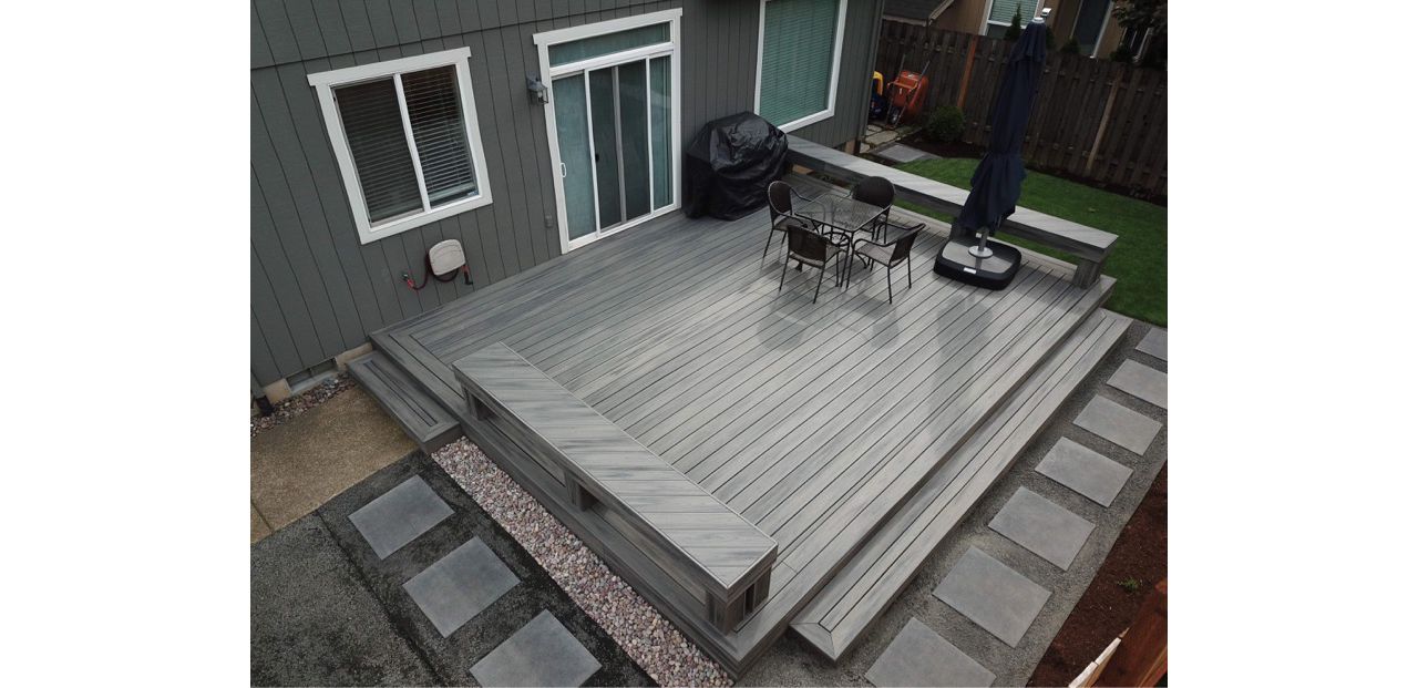 Transcend Tropical custom Island Mist decking