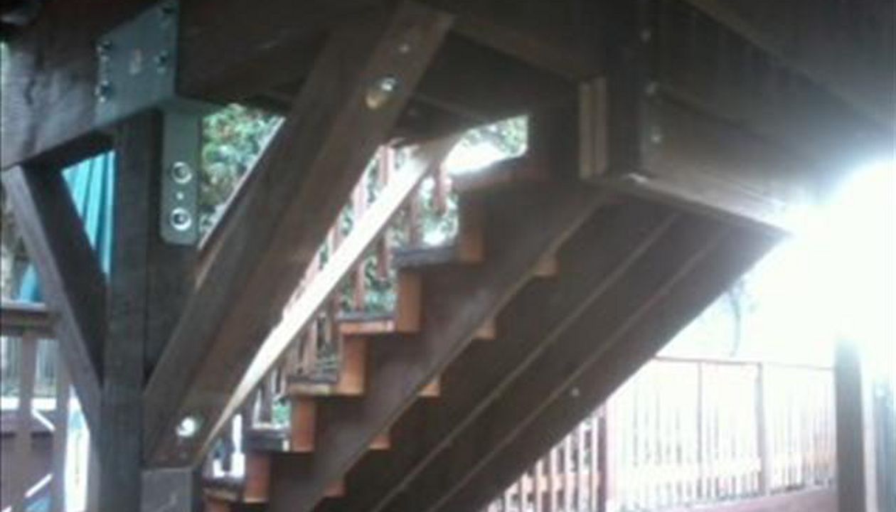 beam supports and stairs