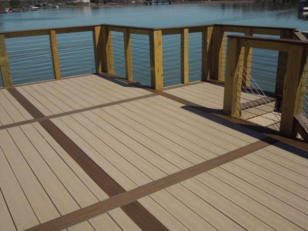 Trex Transcend Decking Rope Swing and Spice Rum