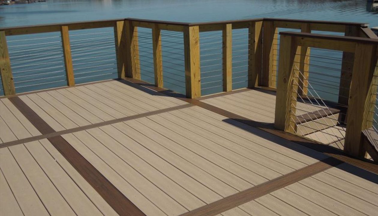 Trex Transcend Decking Rope Swing and Spice Rum