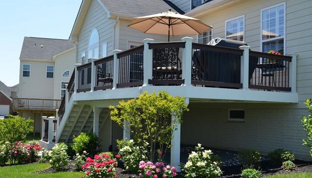 Trex Deck with Transcends Rail