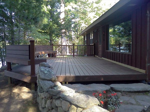 Trex Transcend Spiced Rum decking