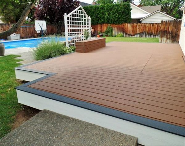 TREX Select Saddle, Winchester Grey Border