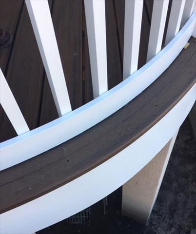 Trex Transcend Spiced Rum Deck in Savannah, GA