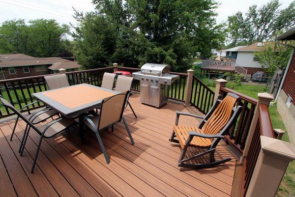 Trex Transcends decking and rail