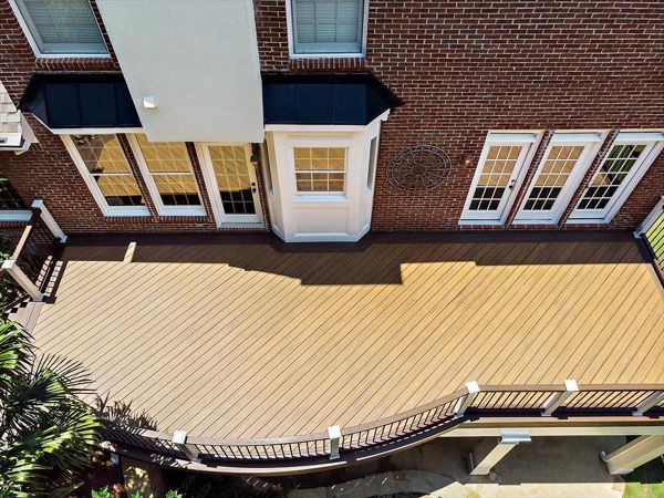 Custom Curved deck and rail