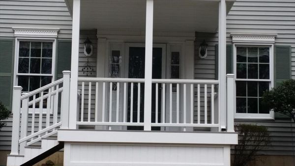 White Transcend Railings