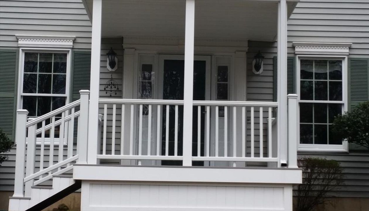 White Transcend Railings