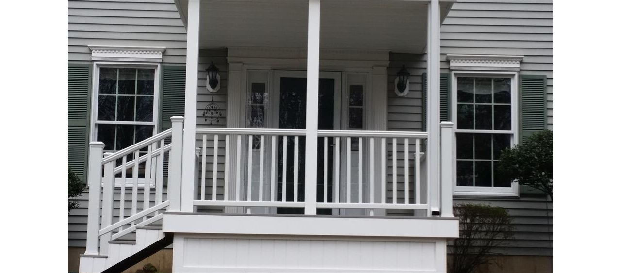 White Transcend Railings