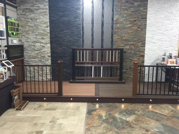 Showroom Springboro Ohio, Trex Transcend, Reveal Railing,