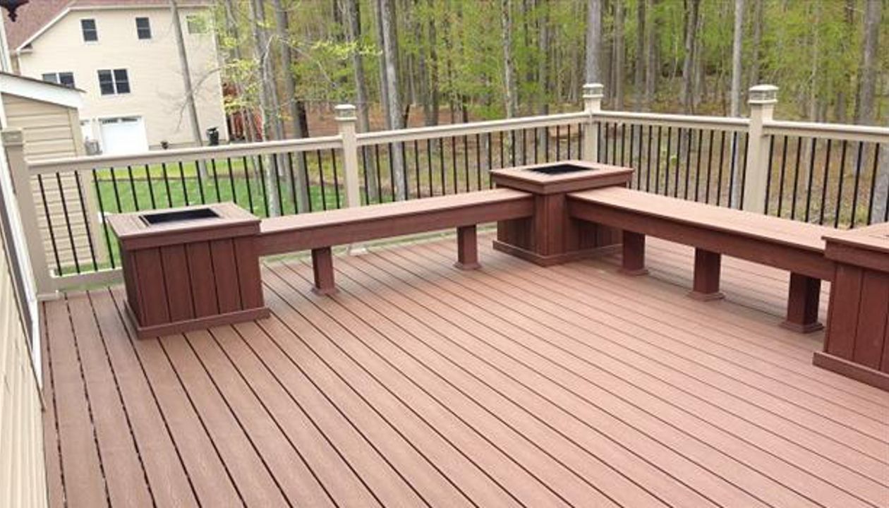 Custom planters and benches