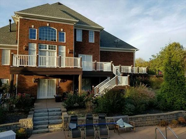 Trex Transcend Fire Pit w/Transcend White Rail