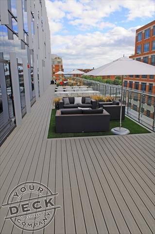 Coca Cola rooftop deck by Your Deck Co. in Toronto