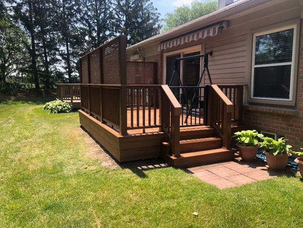 Tiki Torch Deck With Transcends Rail