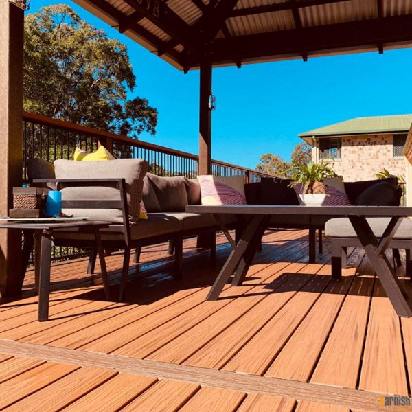 Tiki Torch with Spiced Rum borders