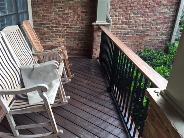 Trex Transcend Spiced Rum Decking with Cocktail Railing