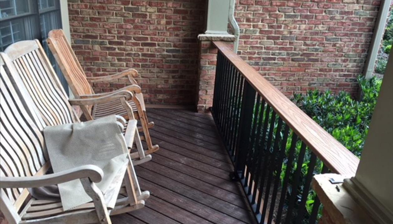 Trex Transcend Spiced Rum Decking with Cocktail Railing