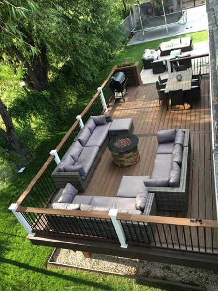 Trex Transcend Spiced Rum Decking