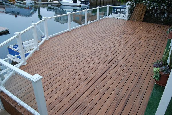 Deck over SEAWALL Channel Islands