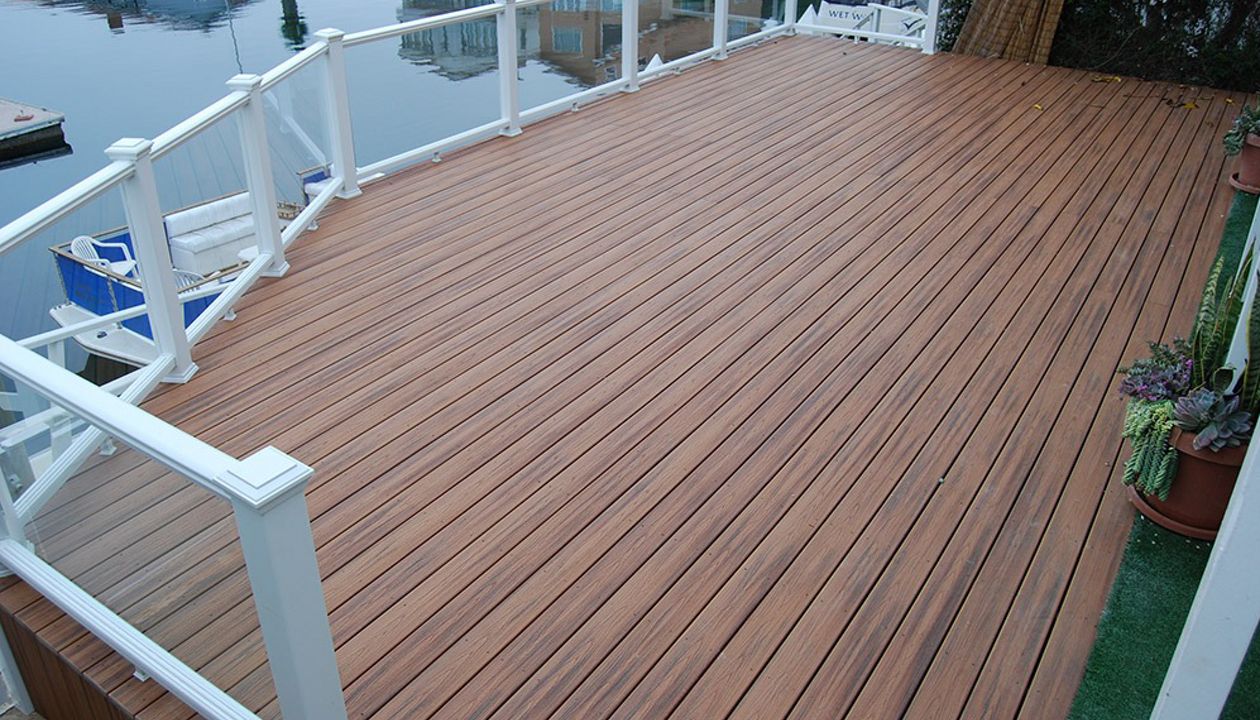 Deck over SEAWALL Channel Islands
