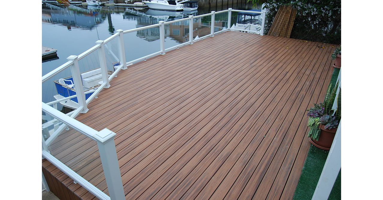 Deck over SEAWALL Channel Islands