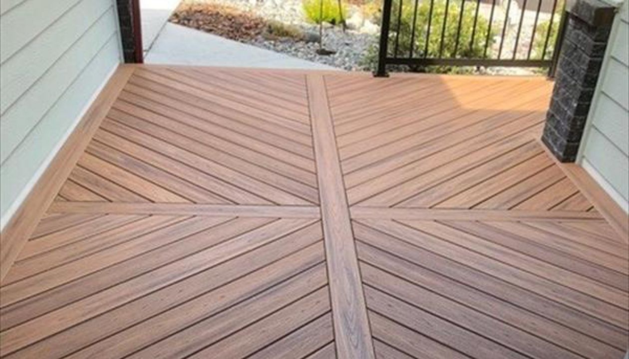 Camas, WA Trex Trancend Tiki Torch Deck