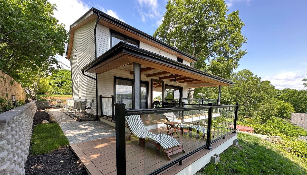 Deck build in Saugerties, NY