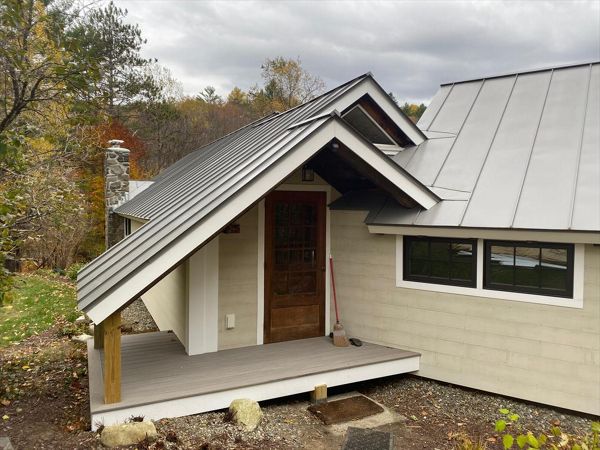 Front Entry Way with Trex