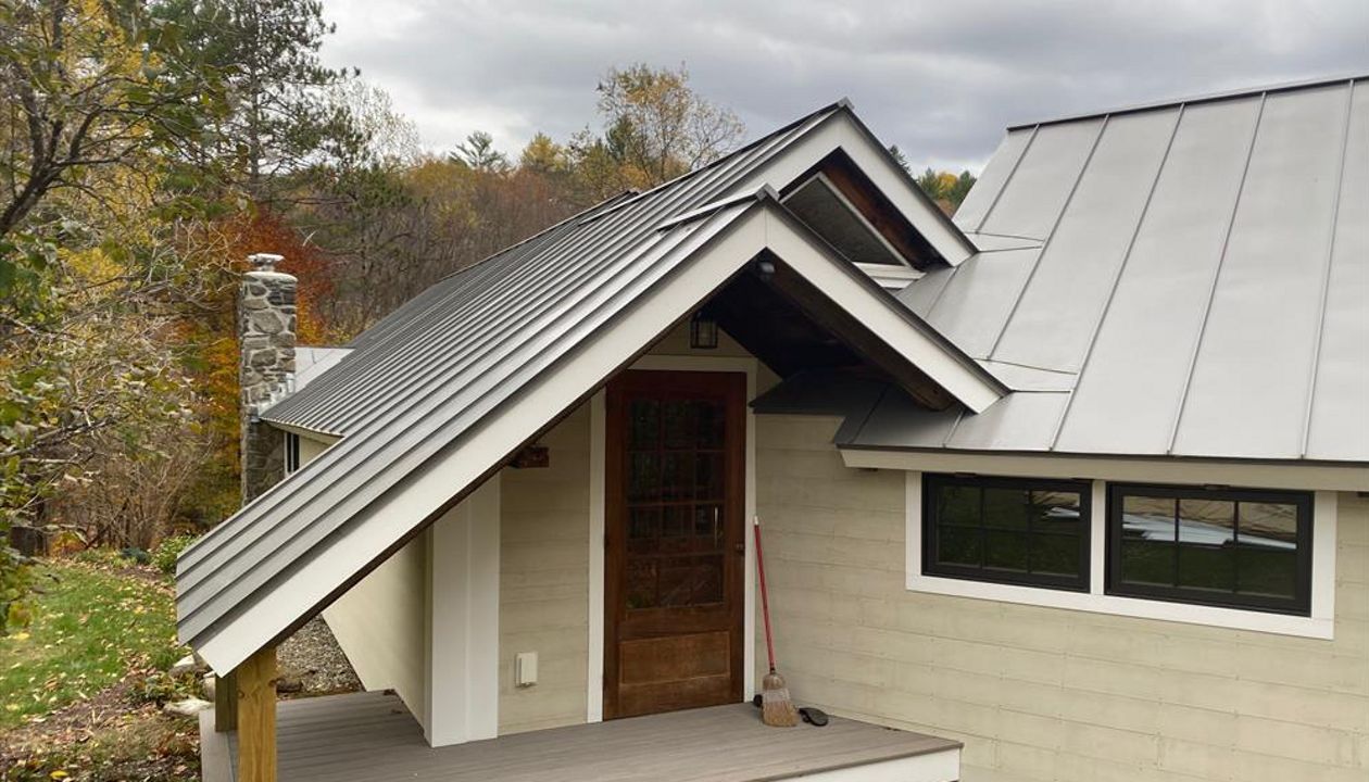 Front Entry Way with Trex