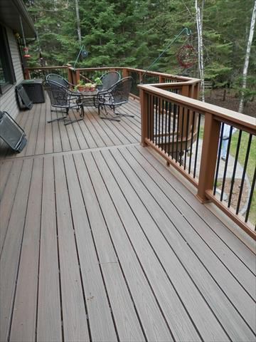 Trex Transcend composite deck, Wisconsin