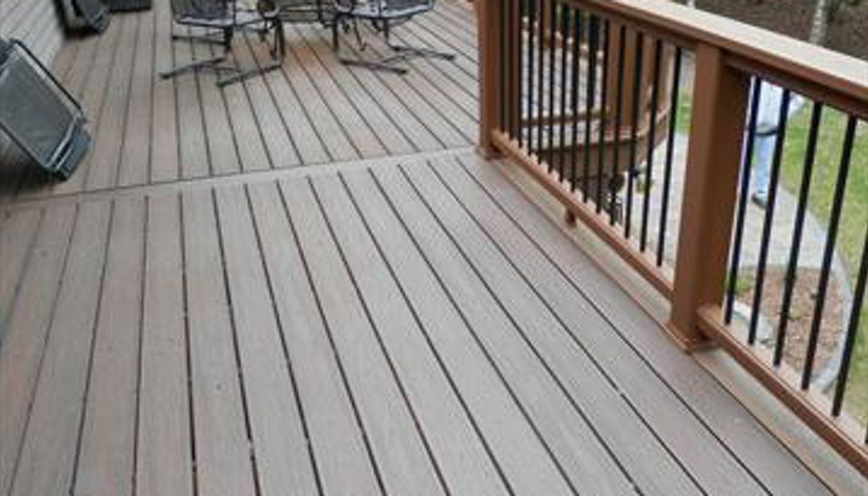 Trex Transcend composite deck, Wisconsin