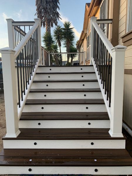 Bottom of stairs view