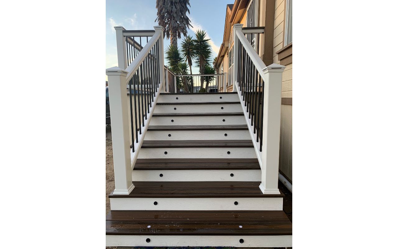 Bottom of stairs view