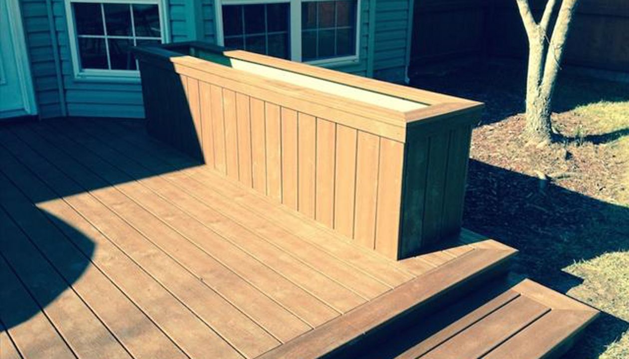 Custom planter box
