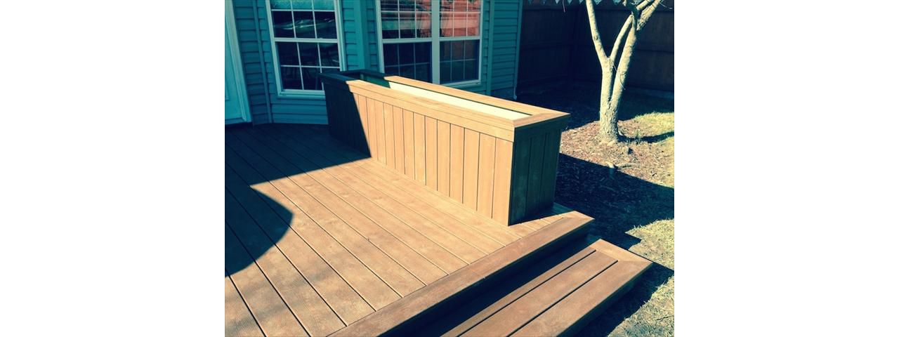 Custom planter box