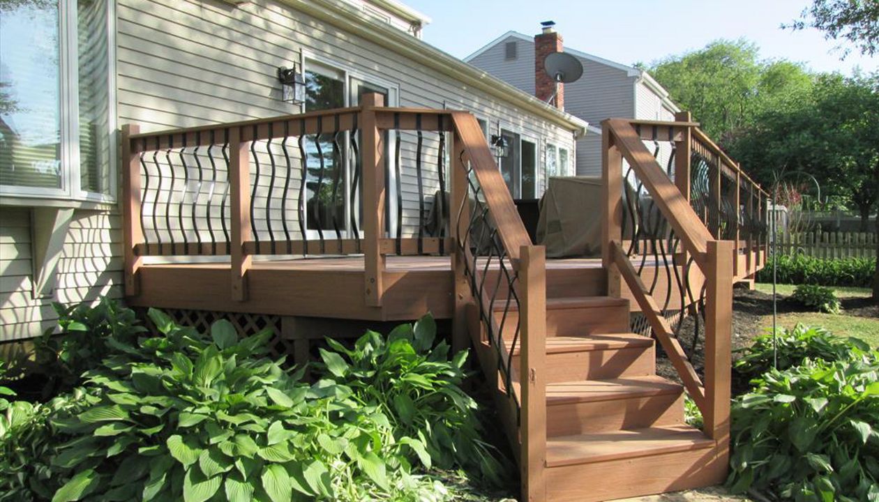 Trex Deck Build in Tiki Torch. Moorestown, NJ