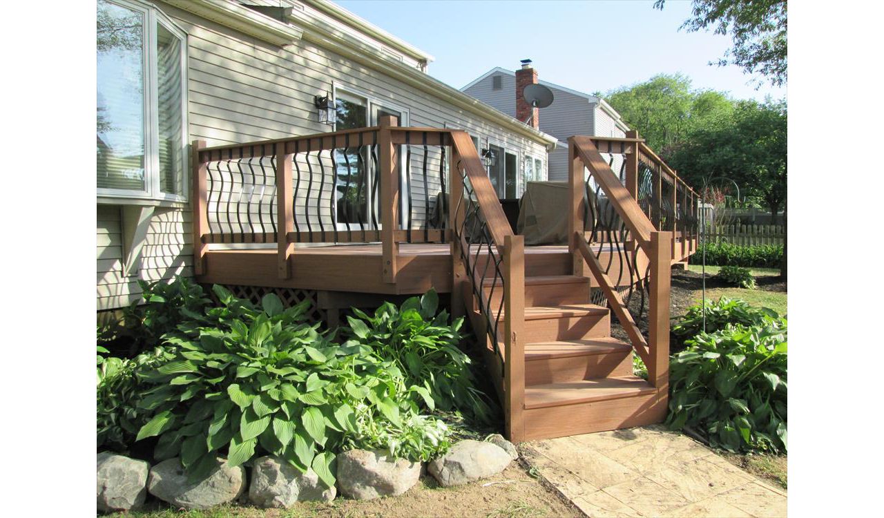 Trex Deck Build in Tiki Torch. Moorestown, NJ
