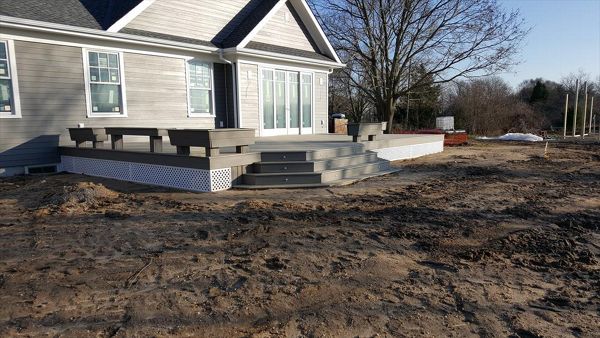 Custom Trex Gravel Path in Wall New Jersey
