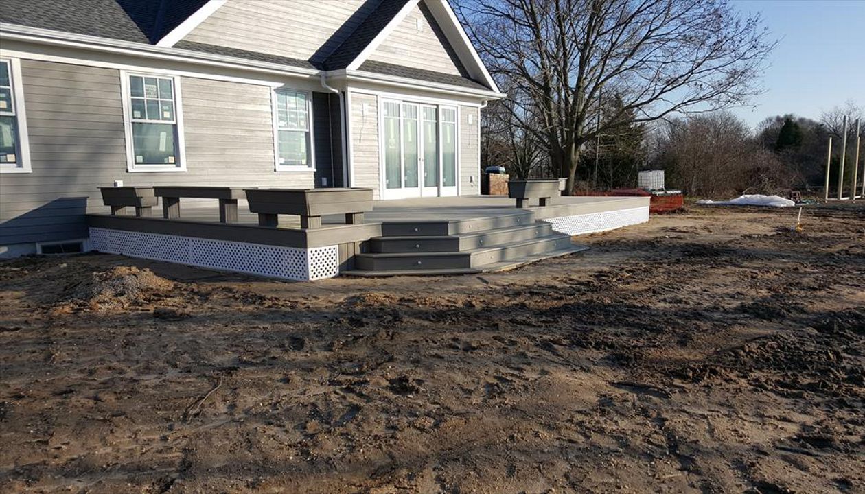 Custom Trex Gravel Path in Wall New Jersey