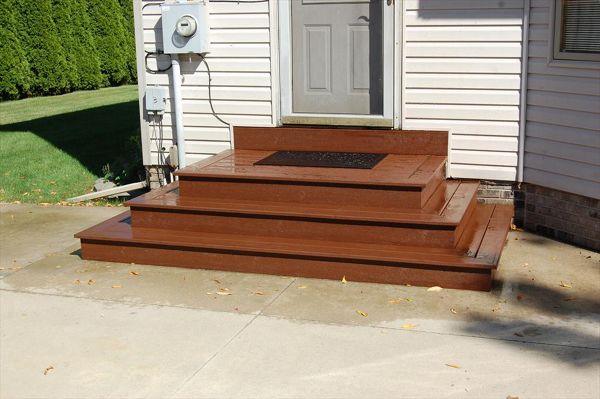 Trex Transcend Fire Pit decking