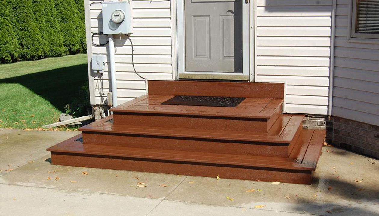 Trex Transcend Fire Pit decking