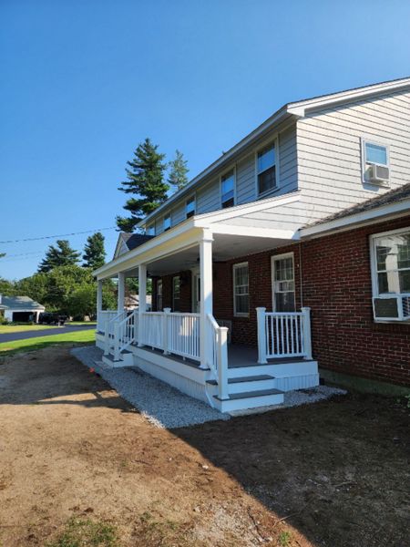 Pebble Grey Farmers porch