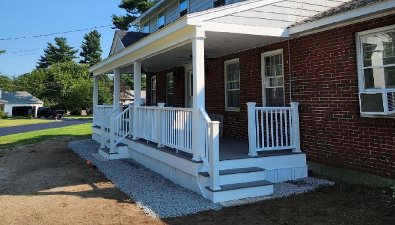 Pebble Grey Farmers porch