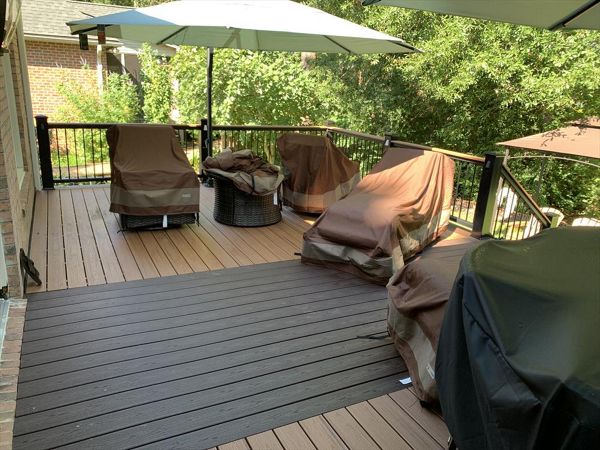 Trex tiki torch and vintage lantern