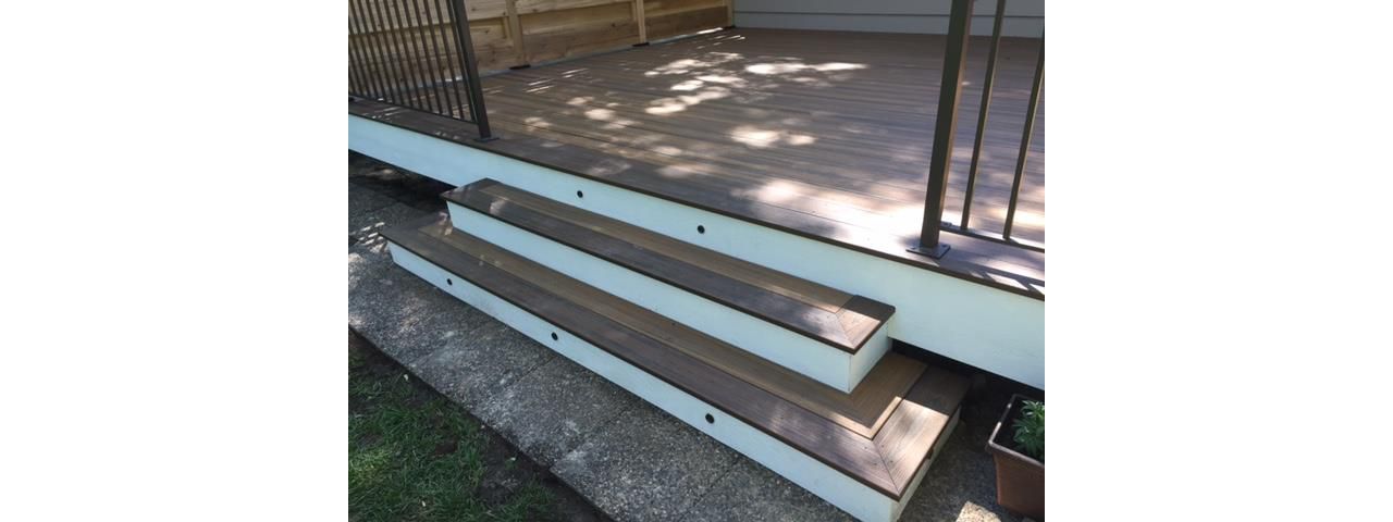 Trex Transcends Deck w/Alum Rail Lighting Minnetonka, MN