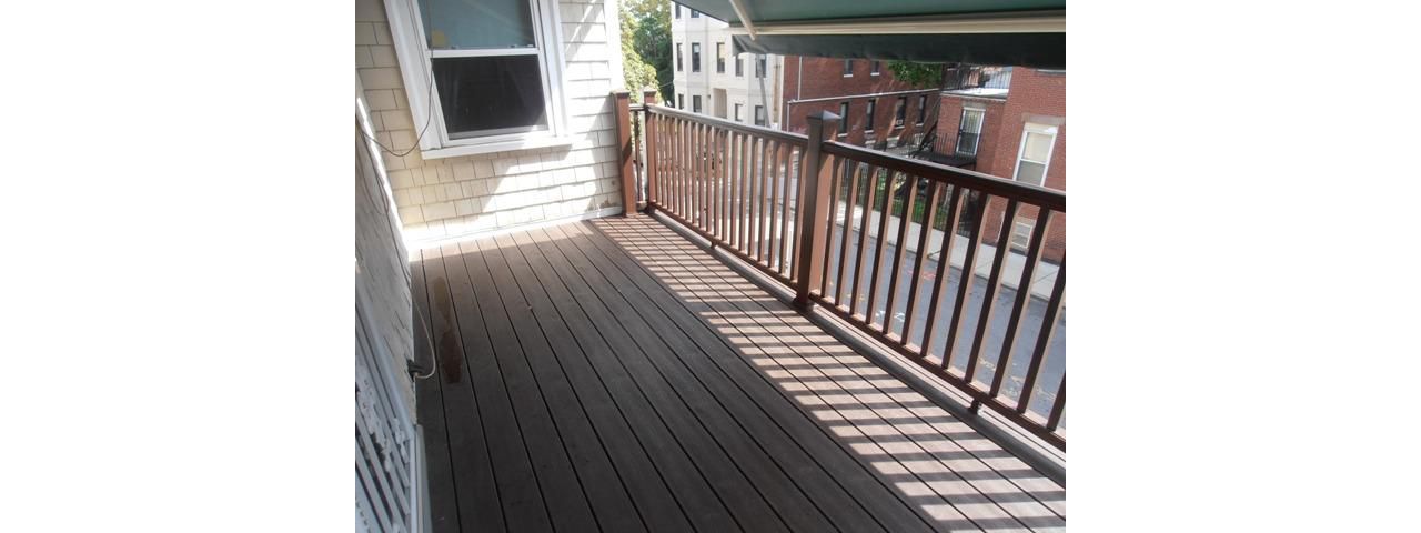 Transcend Second Floor Deck and Railing..Roxbury