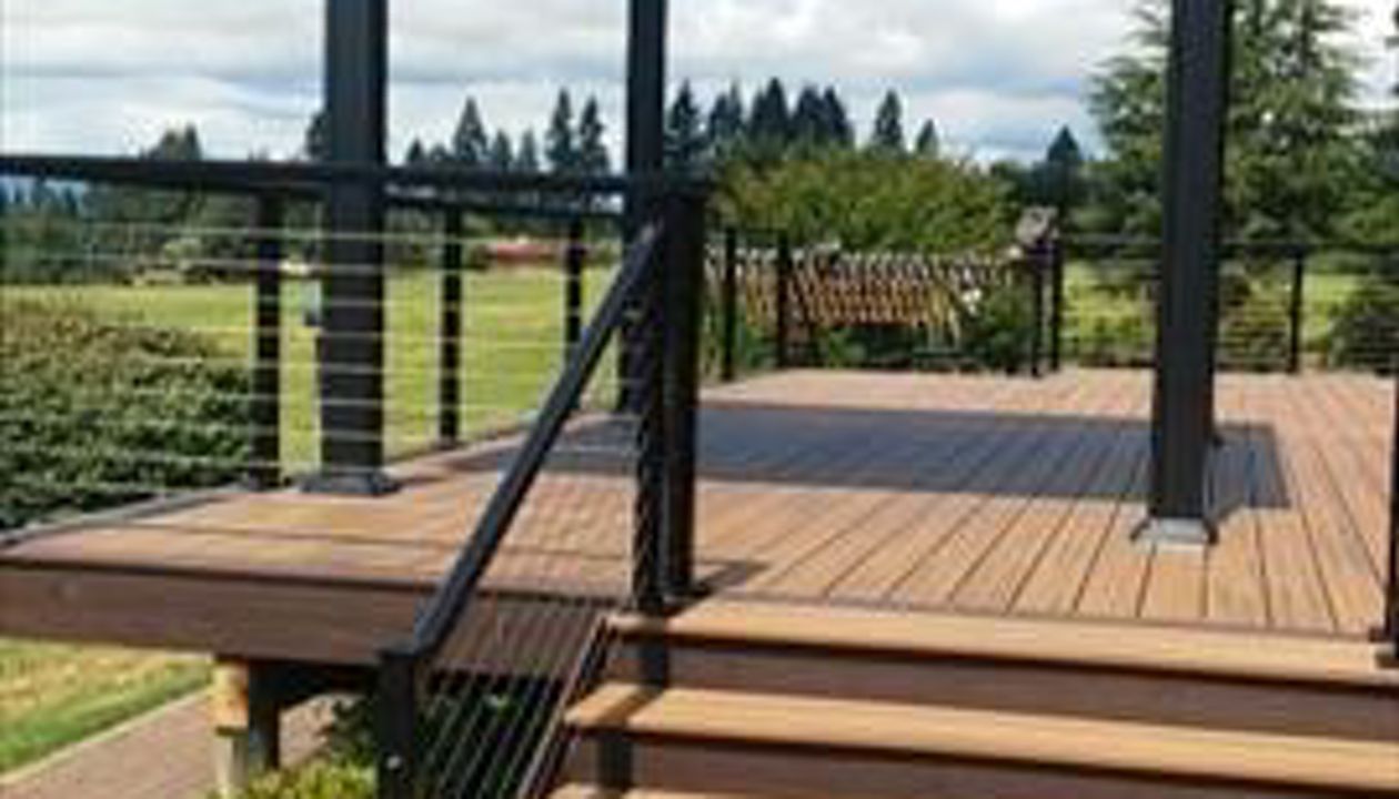 Camas, WA Trex Transcend Havana Gold Decking