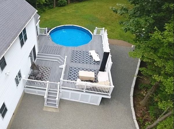 Island Mist Decking & Transcend Railing