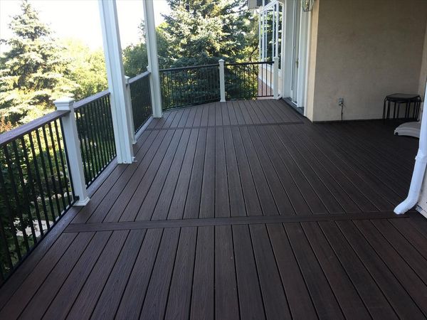 lava rock decking