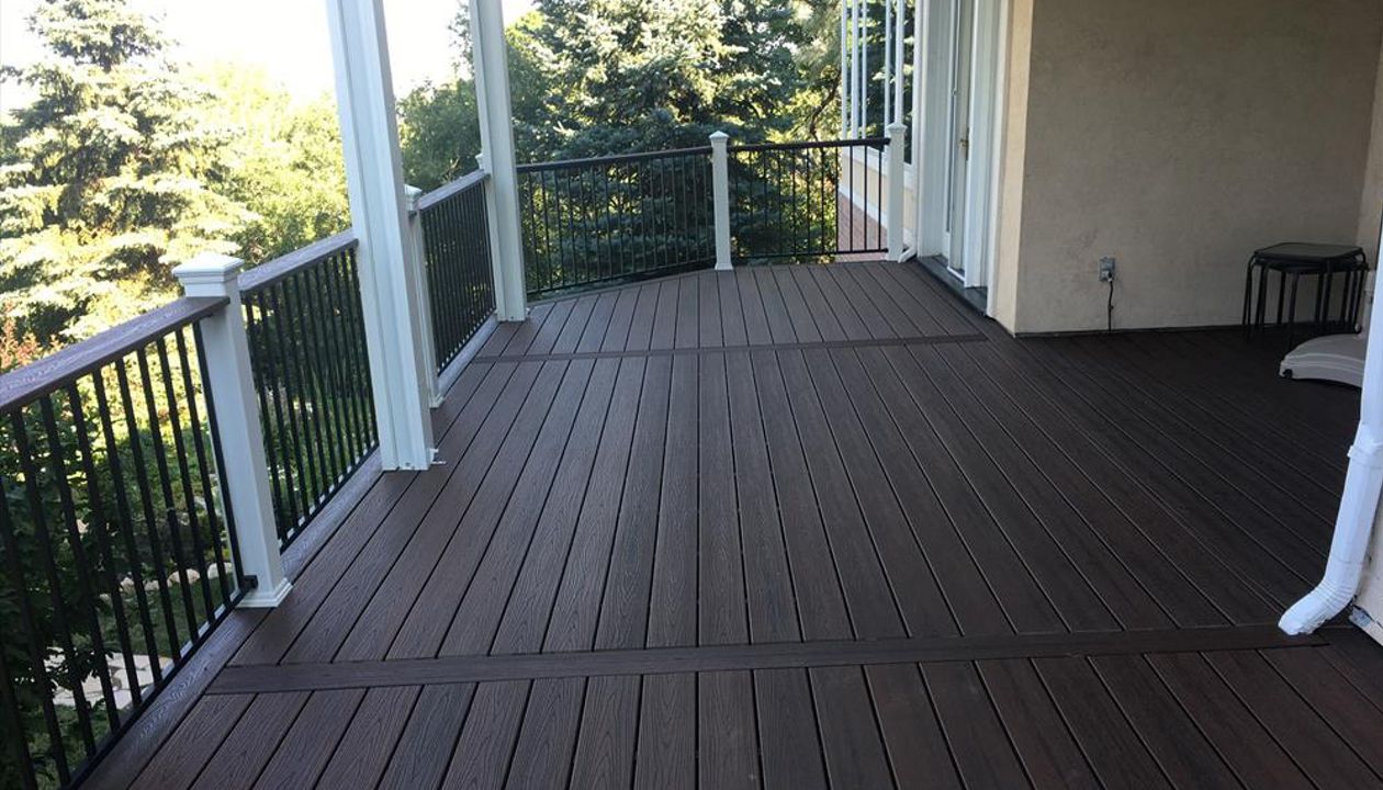 lava rock decking
